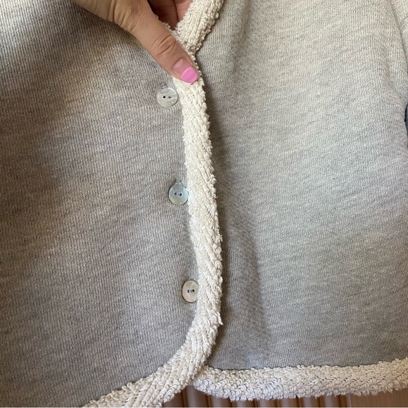 Donni poodle cotton terry cardigan grey - Picture 6 of 11